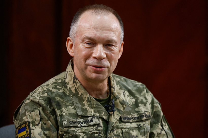 Ukrainas armijas virspavēlnieks Oleksandrs Sirskis. Ukrainas armijas virspavēlnieks Oleksandrs Sirskis.