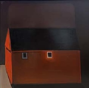 Raimonds Staprāns. "Rotko šķūnis". Fragments. 2007–2010. Audekls, eļļa. Staprānu ģimenes kolekcija.