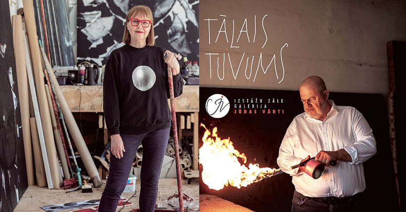 2. septembrī, Ventspils teātra namā "Jūras vārti" atklāta Sandras Krastiņas un Edgara Vērpes izstāde "Tālais tuvums". 2. septembrī, Ventspils teātra namā "Jūras vārti" atklāta Sandras Krastiņas un Edgara Vērpes izstāde "Tālais tuvums".