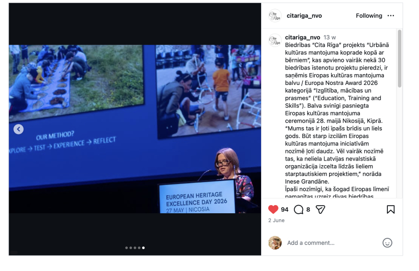 "Cita Rīga" Nikozijā. "Cita Rīga" Nikozijā.
