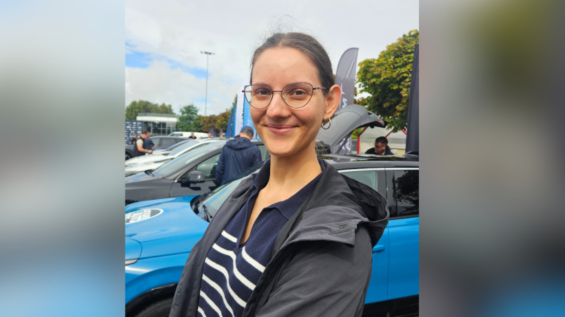 "Spices e-Auto dienā" apmeklētāja Vineta.