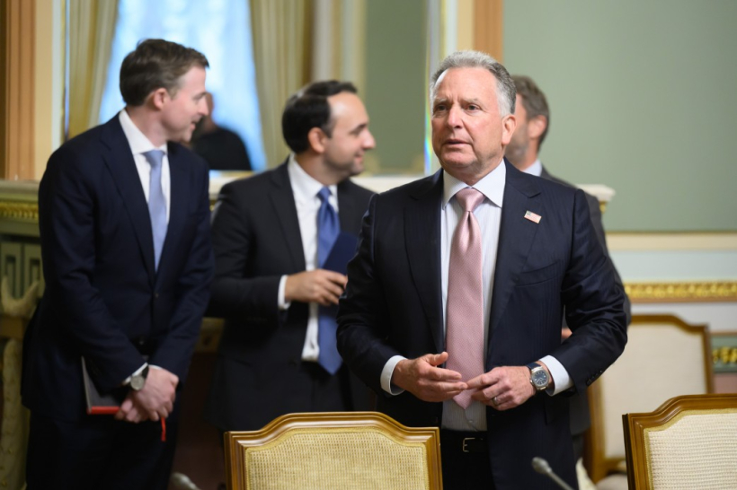 Stīvs Vitkofs Kijivā, Ukrainā, 2026. gada 6. septembrī. 