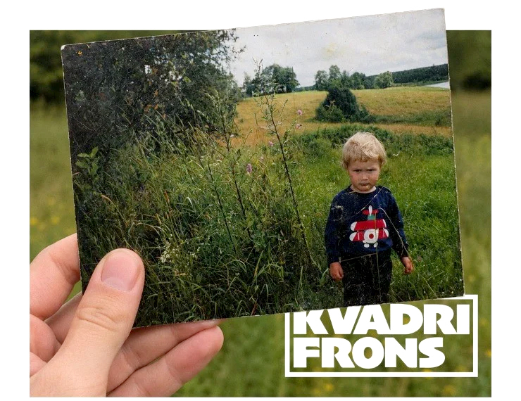 "Kvadrifrons", izrāde "Apjukušais bārns". "Kvadrifrons", izrāde "Apjukušais bārns".