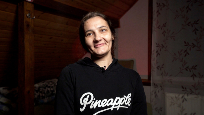 Projekta "Caur ērkšķiem uz..." dalībniece Ļuba.