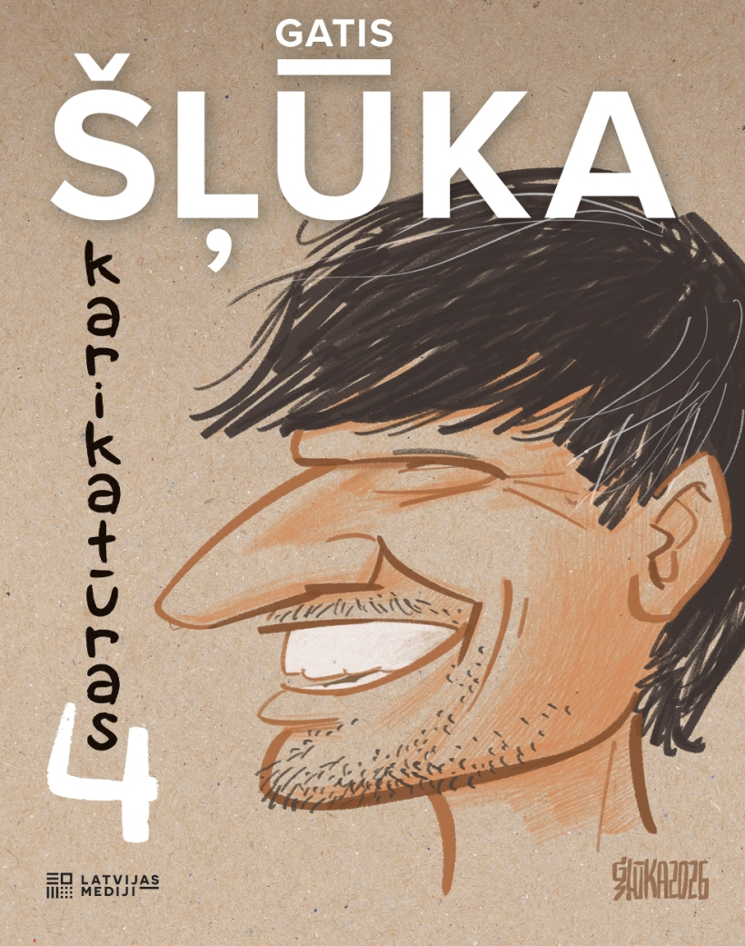 Gatis Šļūka „Karikatūras 4”. Izdevējs: "Latvijas Mediji".