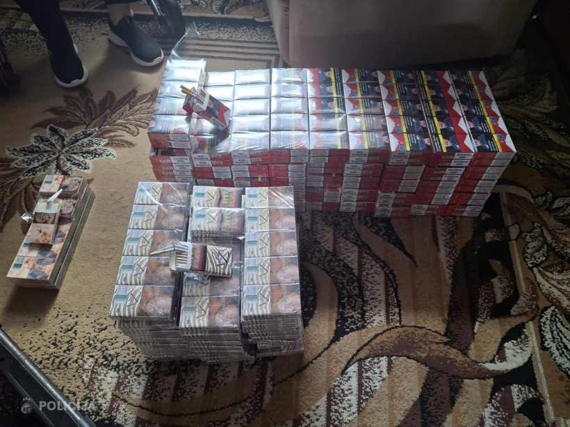 Daugavpilī pie seniores izņemtās cigaretes. Daugavpilī pie seniores izņemtās cigaretes.