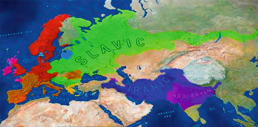 Indoeiropiešu valodu saimes aizvēsturiskā pirmdzimtene esot atradusies mūsdienu Krievijas teritorijā, un par pirmajiem tās nesējiem kļuvušas tautas, kas pirms 6000–6400 gadu dzīvoja aptuveni virzienā uz ziemeļiem no Melnās jūras. Indoeiropiešu valodu saimes aizvēsturiskā pirmdzimtene esot atradusies mūsdienu Krievijas teritorijā, un par pirmajiem tās nesējiem kļuvušas tautas, kas pirms 6000–6400 gadu dzīvoja aptuveni virzienā uz ziemeļiem no Melnās jūras.