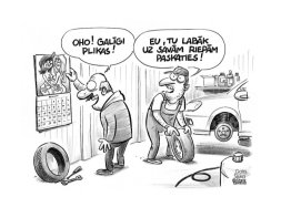 Zīmē Gatis Šļūka. Galīgi plikas!