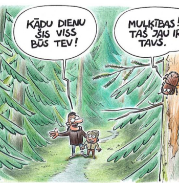 Zīmē Gatis Šļūka. Mizgrauzis nekautrējas!