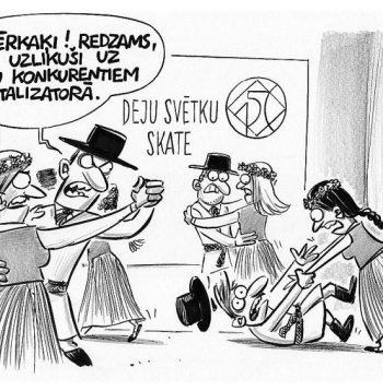 Zīmē Gatis Šļūka. Mērkaķi!