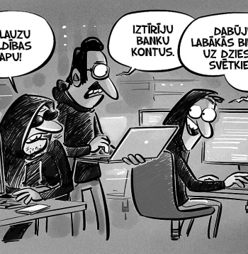 Zīmē Gatis Šļūka. Labākais hakeris