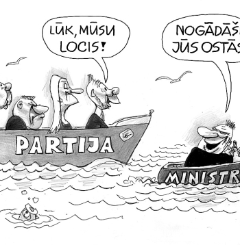 Zīmē Ēriks Ošs. Nogādāšu jūs ostās!