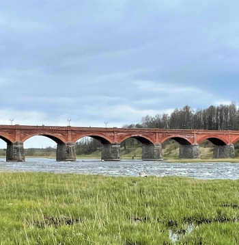 Kuldīga. Ķieģeļu tilts.