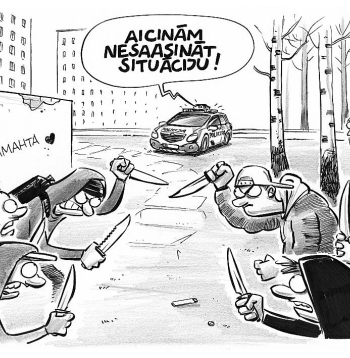 Zīmē Gatis Šļūka. Aicinām nesaasināt situāciju!