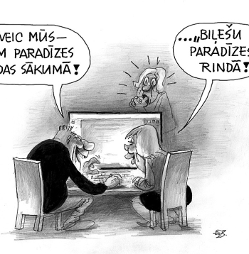 Zīmē Ēriks Ošs. Esam paradīzes rindas sākumā!