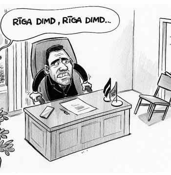 Zīmē Gatis Šļūka: Rīga dimd!