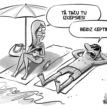 Zīmē Gatis Šļūka. Beidz cepties!