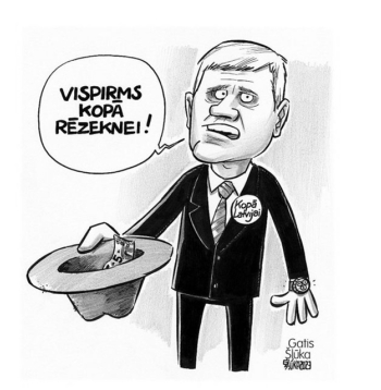 Zīmē Gatis Šļūka. Vispirms kopā Rēzeknei!