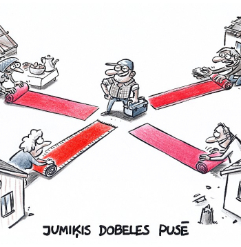 Zīmē Gatis Šļūka. Jumiķis Dobeles pusē