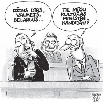 Zīmē Gatis Šļūka. Tā rodas baumas!