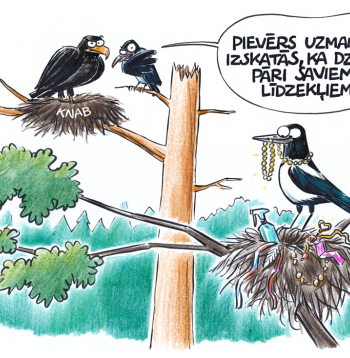 Pievērs uzmanību! Izskatās, ka dzīvo pāri saviem līdzekļiem.