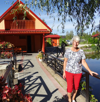 Smiltenes viesu nama "Oāze" saimniece Dace Pērkstiņa.