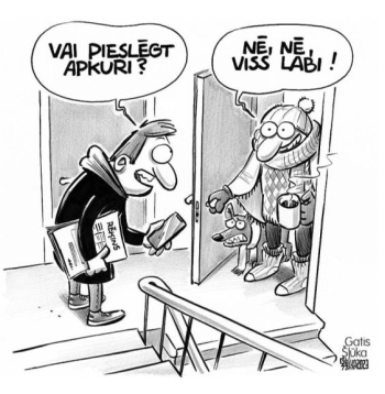 Zīmē Gatis Šļūka. Vai pieslēgt apkuri?