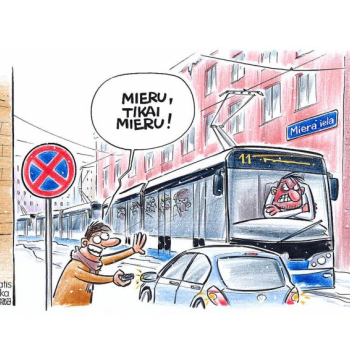 Zīmē Gatis Šļūka. Mieru, tikai mieru!