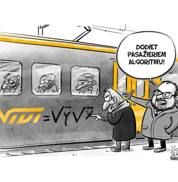 Zīmē Gatis Šļūka. Dodiet pasažieriem algoritmu!