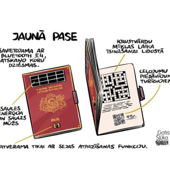 Zīmē Gatis Šļūka. Iepazīsties: jaunā pase!
