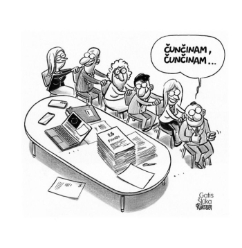 Zīmē Gatis Šļūka. Čunčinām, čunčinām...