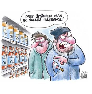 Zīmē Gatis Šļūka. Nulles tolerance