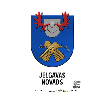 Zīmē Gatis Šļūka. Jelgavas novada taupības laika ģerbonis