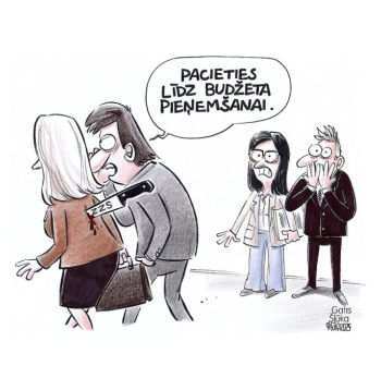 Zīmē Gatis Šļūka. Pacieties!