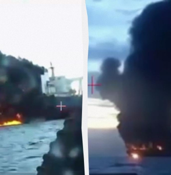 Ukrainas droni devuši triecienu Krievijas "ēnu flotes" tankkuģiem.