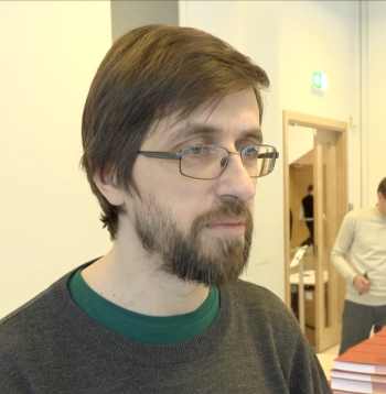 Viesturs Ķerus, ornitologs, viens no Sarkanās grāmatas autoriem.