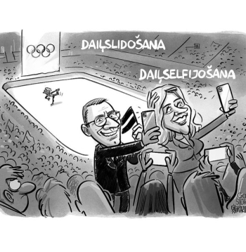 Zīmē Gatis Šļūka. Daiļselfijošana