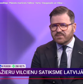 AS “Pasažieru vilciens” valdes priekšsēdētājs Raitis Nešpors.