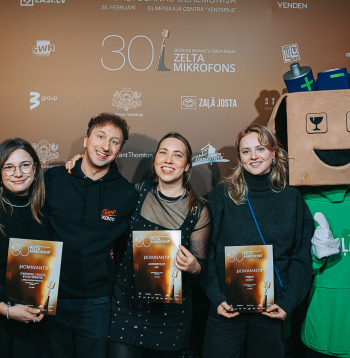 "Zelta Mikrofons 2026" radio hita pretendenti.