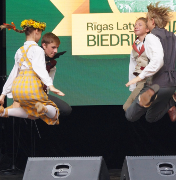 Solo deja koncertā "Jaunās folkloras zvaigznes" Vērmanes dārzā 2018. gads. 