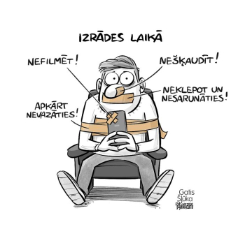 Zīmē Gatis Šļūka. Kārtības rullis
