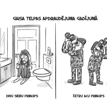 Zīmē Gatis Šļūka. Kā rīkotes gaisa telpas apdraudējuma gadījumā