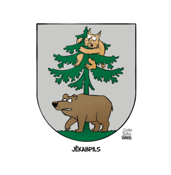 Zīmē Gatis Šļūka. Jēkabpils lācis pret lūsi