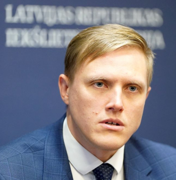 Iekšlietu ministrs Jānis Dombrava. Iekšlietu ministrs Jānis Dombrava.