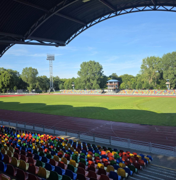 Liepājas stadiona "Daugava" futbola laukums.