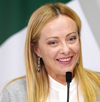 Itālijas premjerministre Džordža Meloni. Itālijas premjerministre Džordža Meloni.