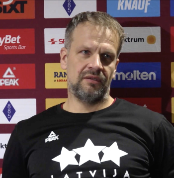 Latvijas basketbola izlases galvenais treneris Jānis Gailītis.