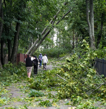 22. augusta vētras postījumi Jūrmalā. 22. augusta vētras postījumi Jūrmalā.