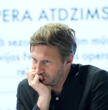 Latvijas Nacionālās operas un baleta valdes priekšsēdētājs Sandis Voldiņš.