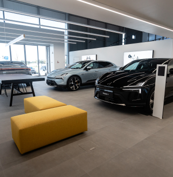 Jaunais Polestar salons Skanstes ielā 33, Rīgā.